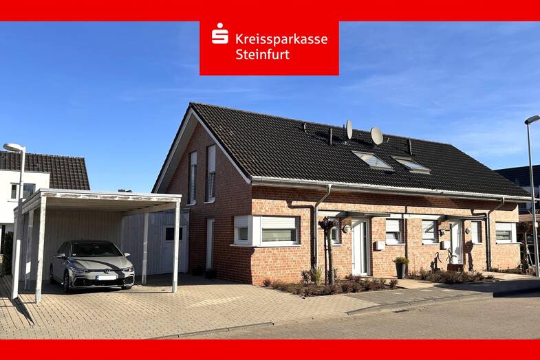 Doppelhaushälfte zum Kauf 204.000 € 4 Zimmer 97 m² 249 m² Grundstück Emsdetten 48282