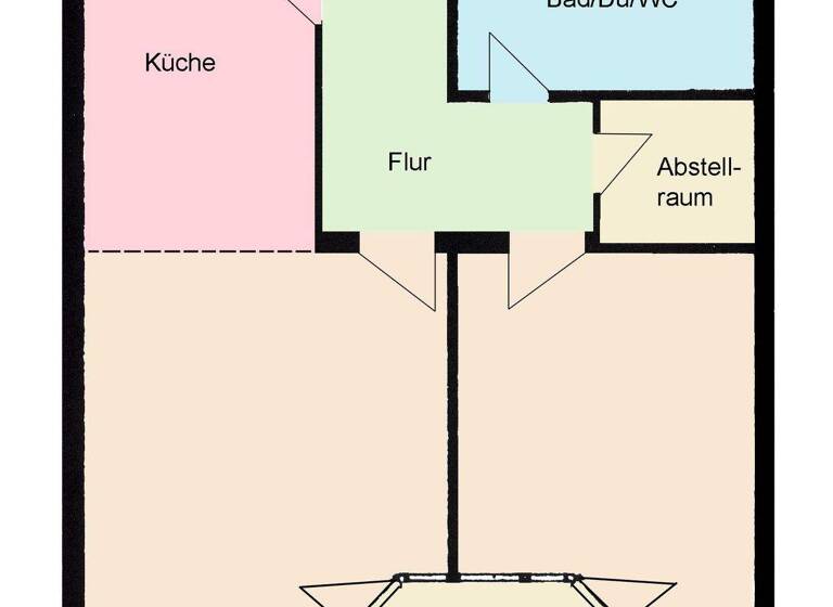 Wohnung zur Miete 500 € 2 Zimmer 67 m² 2. Geschoss Bad Pyrmont 31812