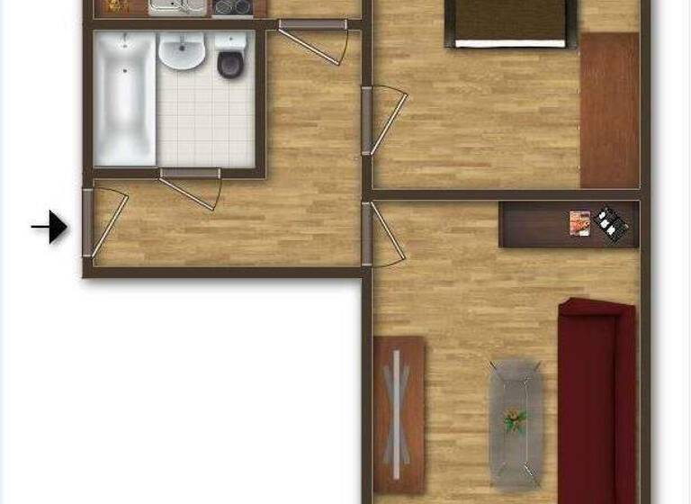 Wohnung zur Miete 355 € 2 Zimmer 45,8 m² 3. Geschoss frei ab 01.05.2026 Geschwister-Scholl-Straße 38 Prenzlau 17291