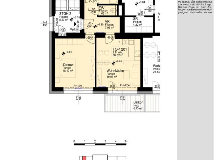 Wohnung zur Miete 758 € 2 Zimmer 56 m²<br/>Wohnfläche 2.<br/>Geschoss Doktor-Karl-Renner-Promenade St. Pölten St. Pölten 3100