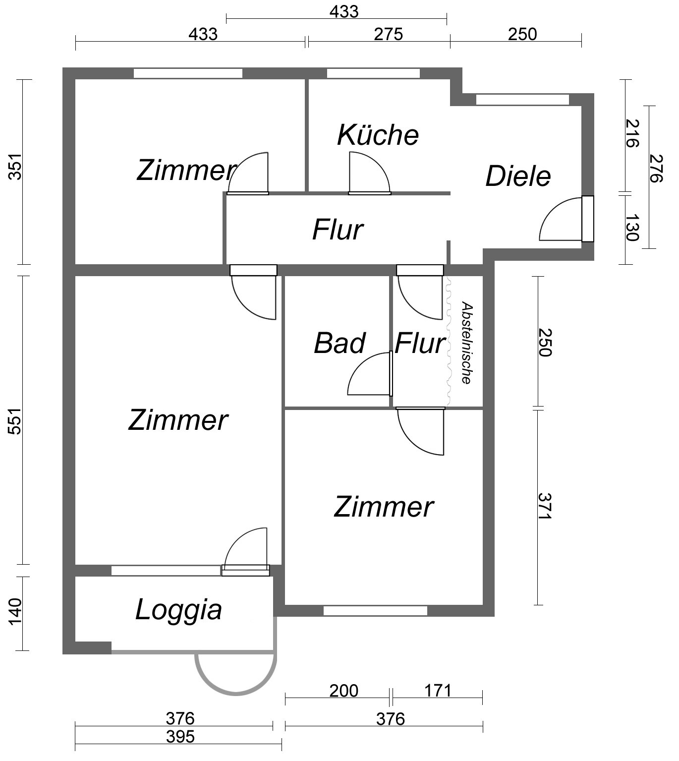 Wohnung zum Kauf provisionsfrei 448.000 € 3 Zimmer 76,5 m²<br/>Wohnfläche EG<br/>Geschoss Hundekehlestraße 9a Schmargendorf Berlin 14199