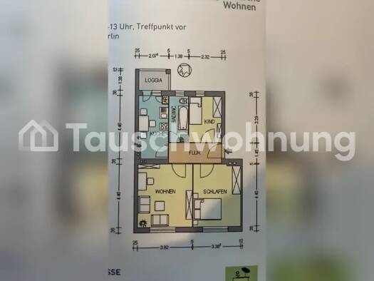 Wohnung zur Miete Tauschwohnung 657 € 3 Zimmer 57 m² 1. Geschoss Müggelheim Berlin 12437