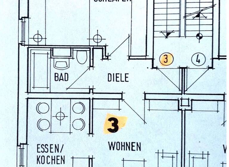 Wohnung zur Miete 675 € 2 Zimmer 54 m² 1. Geschoss frei ab 01.07.2026 Lindengasse 40 St Johannis Nürnberg 90419