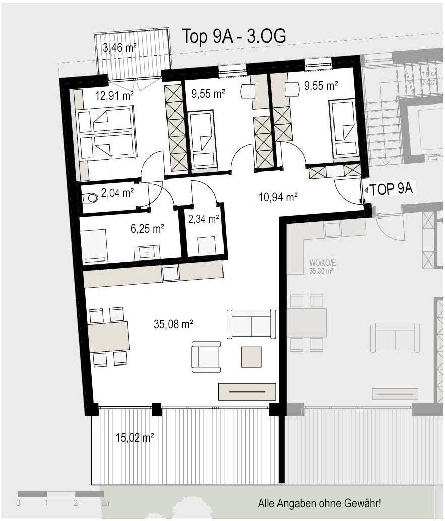 Wohnung zum Kauf 549.000 € 4 Zimmer 89 m²<br/>Wohnfläche 3.<br/>Geschoss Professor Schlosser-Straße 20 Kufstein 6330