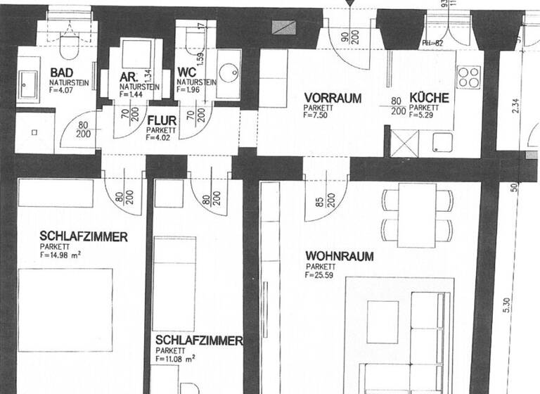 Wohnung zum Kauf 649.000 € 3 Zimmer 76 m² 1. Geschoss frei ab 01.02.2028 Salzburg 5020