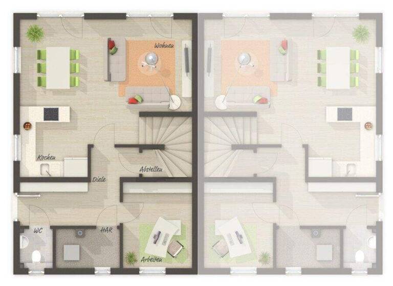 Doppelhaushälfte zum Kauf - Erstbezug 577.000 € 5,5 Zimmer 102 m² 224 m² Grundstück Roggenplatz 24 Mäder 6841