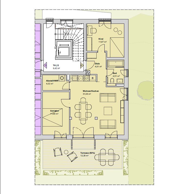 Wohnung zur Miete 765 € 3 Zimmer 80,6 m²<br/>Wohnfläche ab sofort<br/>Verfügbarkeit Am Sandberg 18 Hohenburg Hohenburg 92277