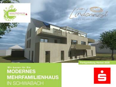 Wohnung zum Kauf provisionsfrei 664.000 € 3 Zimmer 107,5 m² Dachgeschoss, 2. Geschoss Schwabach Schwabach 91126