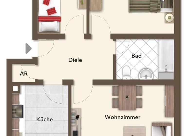Wohnung zum Kauf 215.000 € 3 Zimmer 72 m² Adolf-Vogt-Straße 3 Grefrath Frechen 50226
