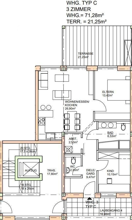 Wohnung zum Kauf provisionsfrei 311.600 € 3,5 Zimmer 82 m²<br/>Wohnfläche Mindersdorf Hohenfels 78355