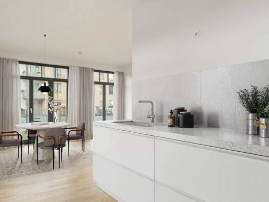 Wohnung zum Kauf - Neubau 360.000 € 2 Zimmer 46,6 m² EG frei ab sofort Erich-Arendt-Str. 3 Bornstedter Feld Potsdam 14469