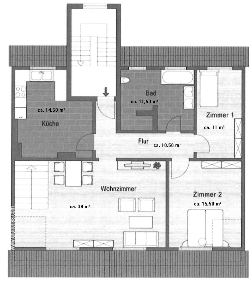 Wohnung zur Miete 1.150 € 4 Zimmer 120 m²<br/>Wohnfläche 01.03.2025<br/>Verfügbarkeit Kernstadt - Nordost Bruchsal 76646