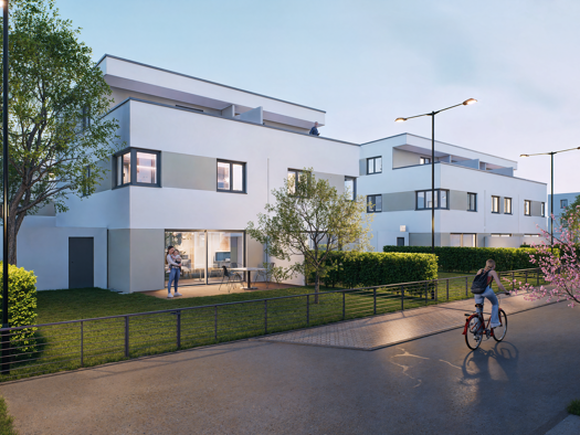 Reihenendhaus zum Kauf - Erstbezug provisionsfrei 869.000 € 4,5 Zimmer 152,8 m² 284,8 m² Grundstück Germanenstr. 17b Foret Langweid am Lech 86462