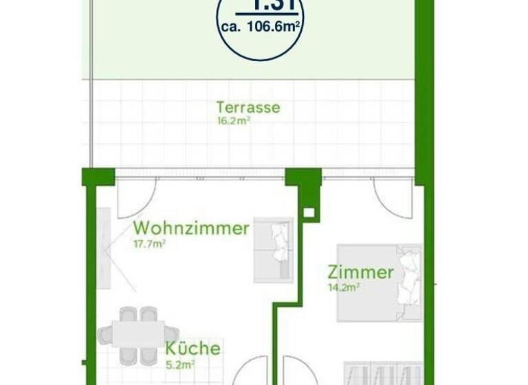 Wohnung zum Kauf 212.160 € 2 Zimmer 53 m² 1. Geschoss Wiener Neustadt 2700