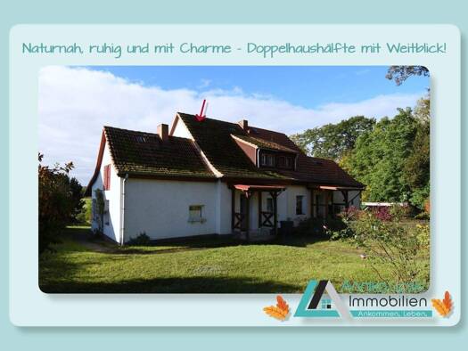 Doppelhaushälfte zum Kauf 125.000 € 5 Zimmer 87,2 m² 1.486 m² Grundstück frei ab sofort Flieth-Stegelitz 17268