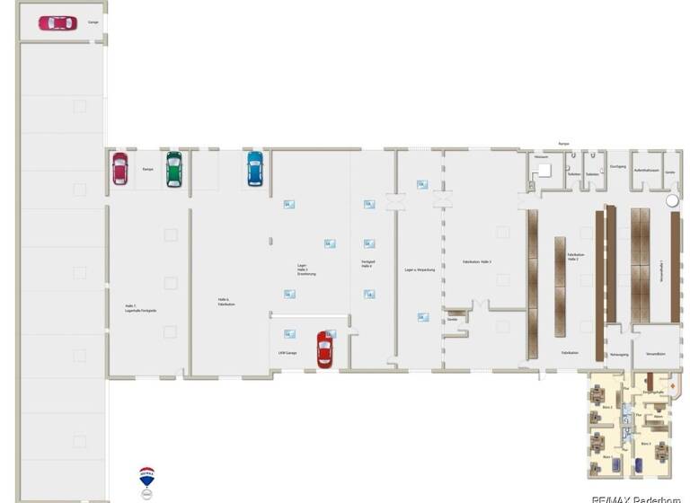 Lagerhalle zur Miete 9.600 € 2.662 m²<br/>Lagerfläche Brenken Büren 33142