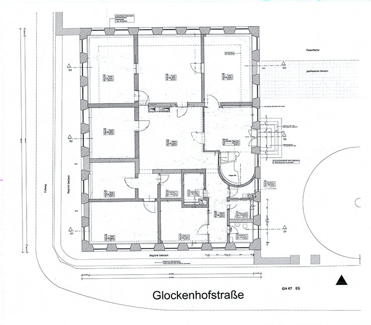 Bürofläche zur Miete provisionsfrei 10,50 € 465 m²<br/>Bürofläche ab 220 m²<br/>Teilbarkeit Glockenhof Nürnberg 90478