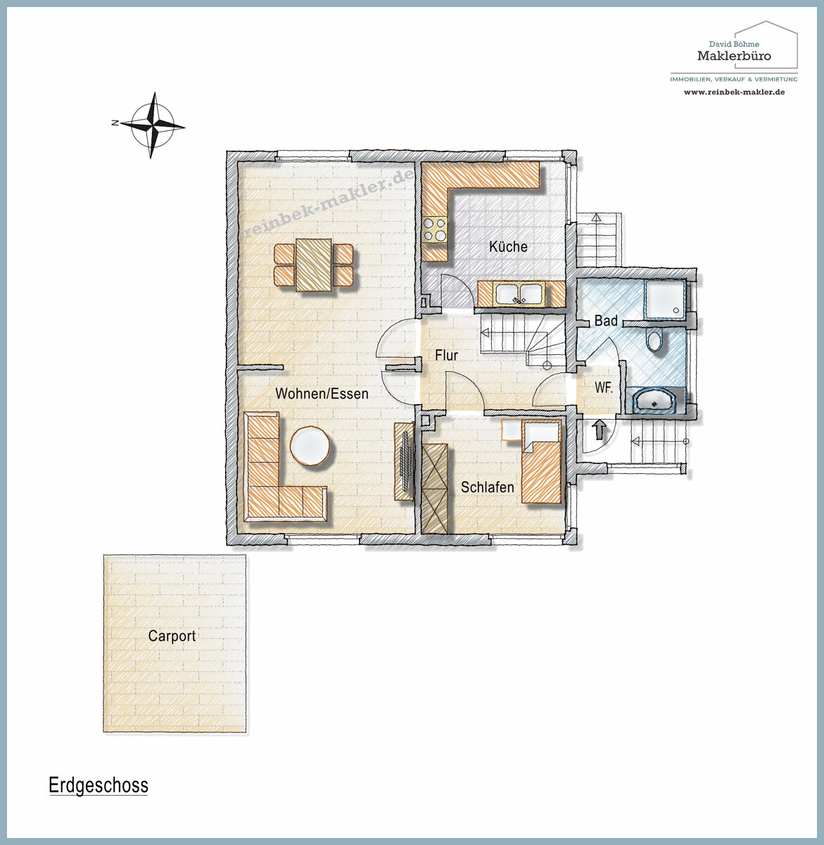 Einfamilienhaus zum Kauf 599.000 € 5 Zimmer 95 m²<br/>Wohnfläche 593 m²<br/>Grundstück Sasel Hamburg 22395