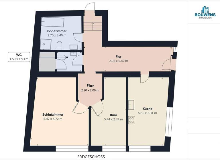 Mehrfamilienhaus zum Kauf 215.000 € 6 Zimmer 255,6 m² 721 m² Grundstück Gangelt 52538