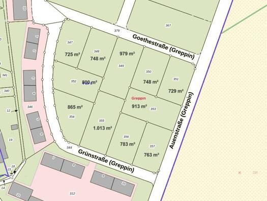 Grundstück zum Kauf 68.875 € 725 m² Grundstück Greppin Bitterfeld-Wolfen 06803