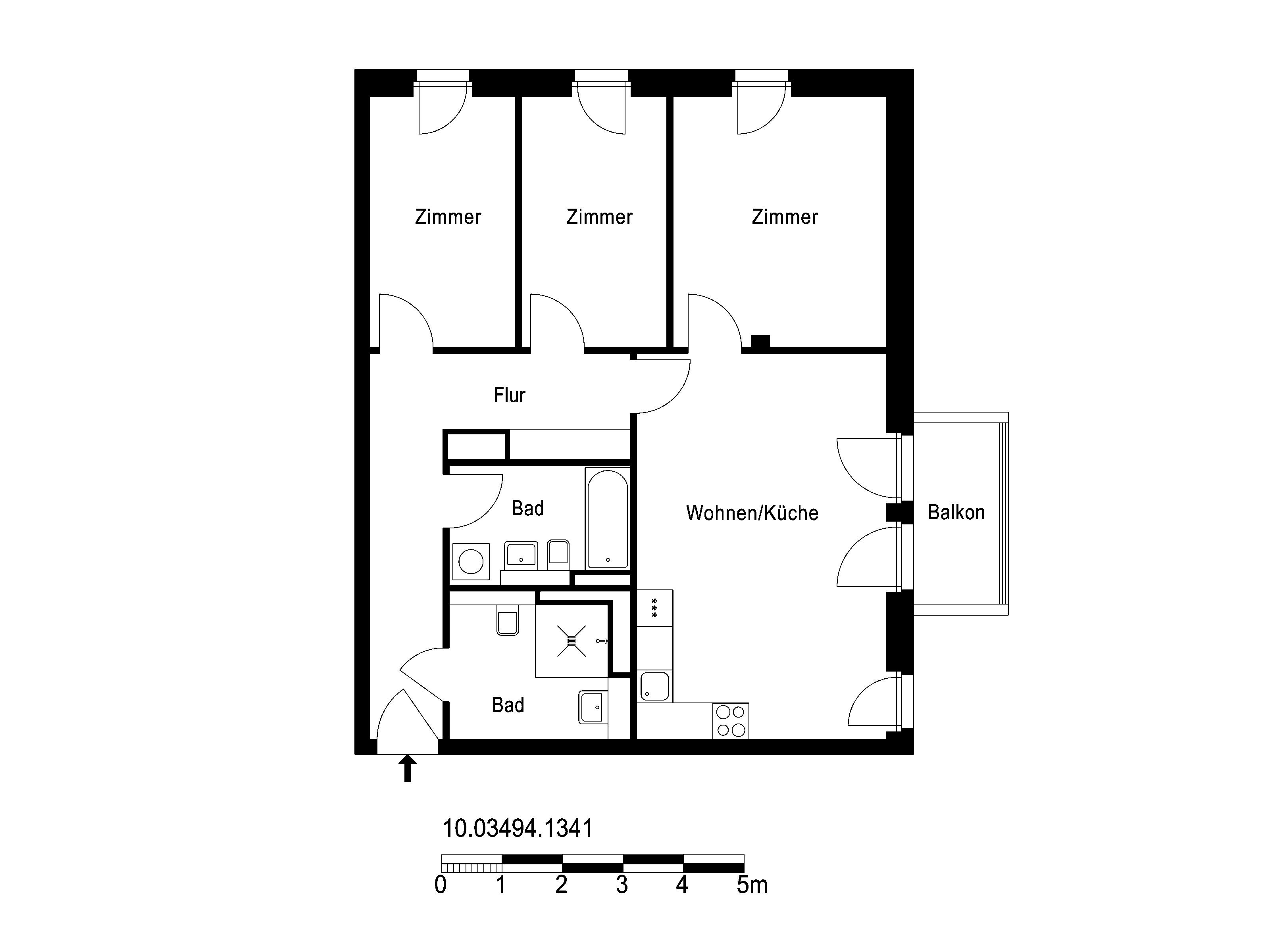 Wohnung zur Miete 1.470 € 4 Zimmer 87 m²<br/>Wohnfläche 2.<br/>Geschoss ab sofort<br/>Verfügbarkeit Beate-Hahn-Straße 8 Heinersdorf Berlin 13089