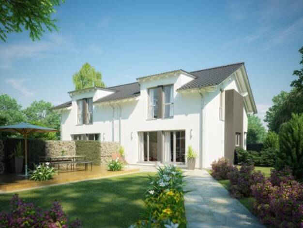 Doppelhaushälfte zum Kauf provisionsfrei 398.700 € 5 Zimmer 135 m² 296 m² Grundstück Liggersdorf Hohenfels 78355