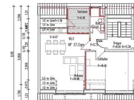 WG-Zimmer zur Miete auf Zeit 1.250 € 57 m² 3. Geschoss frei ab sofort Poststraße 36 Innenstadt Stadtmitte 38440