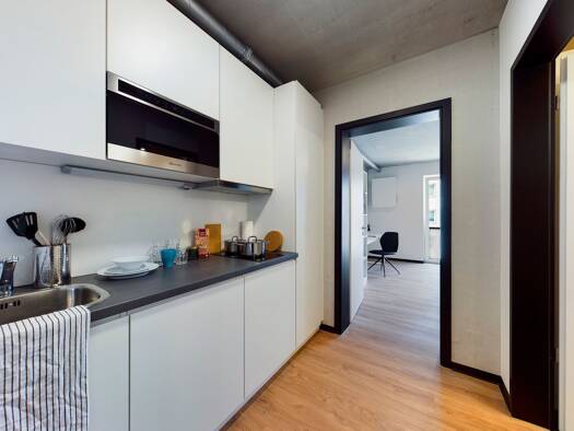 Studio zur Miete 782 € 1 Zimmer 25,2 m² 1. Geschoss frei ab sofort Gummersbacher Str. 31 Deutz Innenstadt 50679