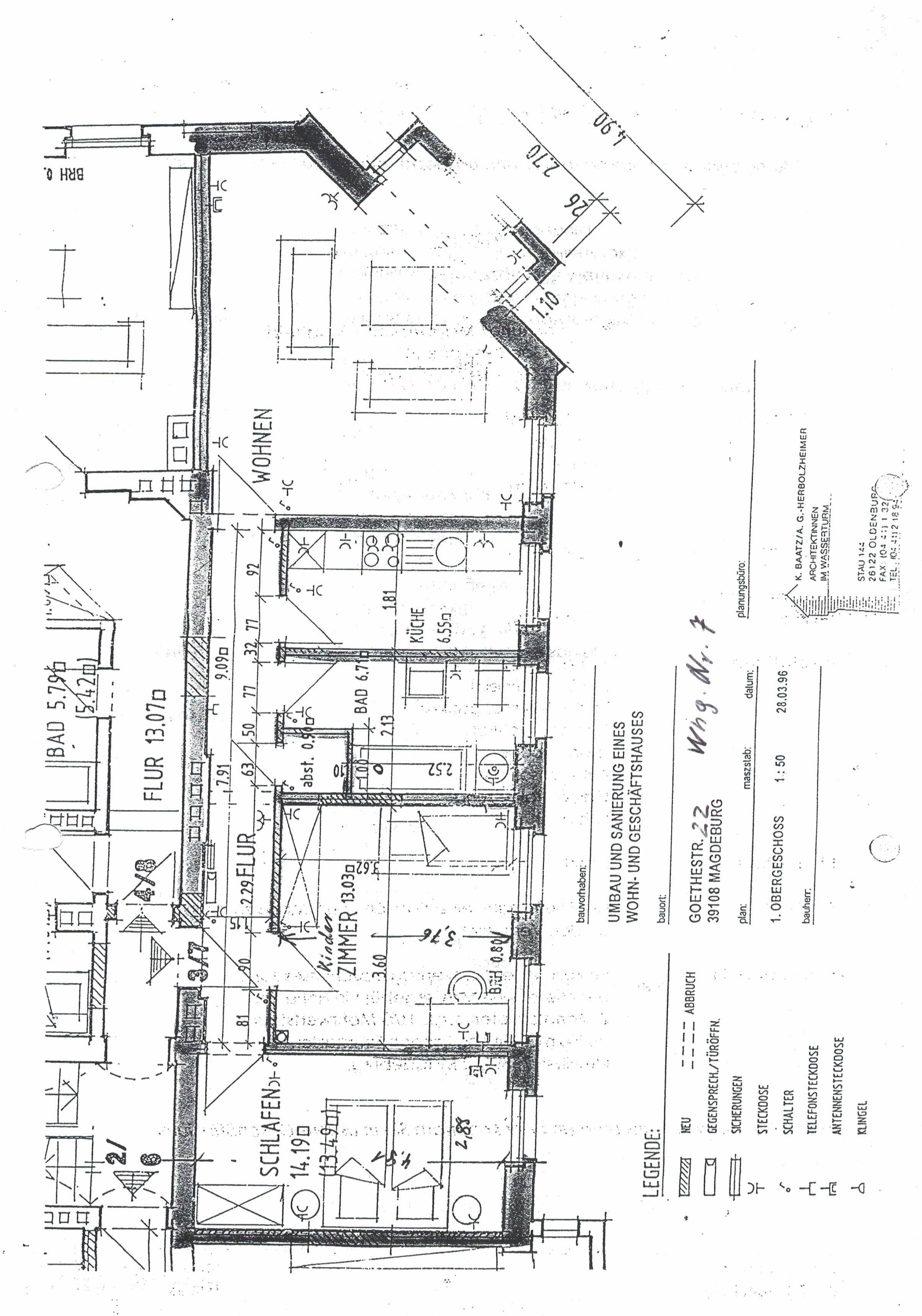 Studio zum Kauf provisionsfrei 190.000 € 3 Zimmer 80 m²<br/>Wohnfläche 2.<br/>Geschoss Goethestr. 22 Olvenstedter Platz Magdeburg 39108