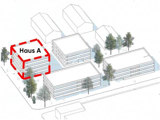 Bürofläche zur Miete - Erstbezug 290,8 m² Bürofläche Blumenweg Lauterach 6923