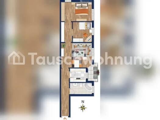 Wohnung zur Miete Tauschwohnung 885 € 2,5 Zimmer 64 m² 1. Geschoss Berg am Laim München 81677