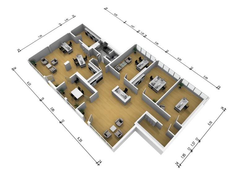 Bürofläche zur Miete 3.000 € 200 m²<br/>Bürofläche Pinneberg 25421