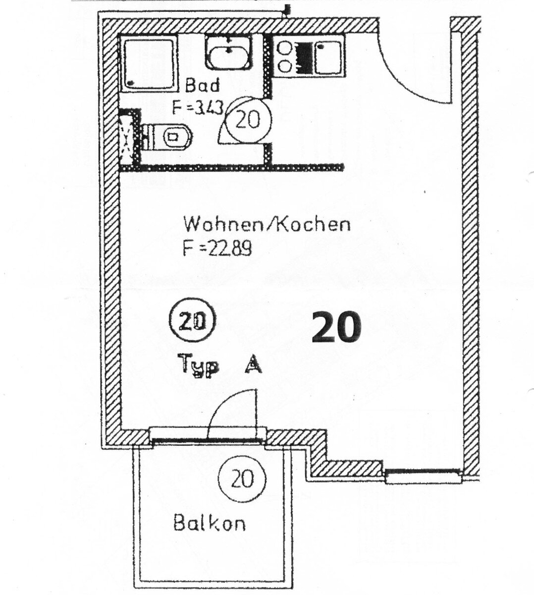 Wohnung zum Kauf 98.500 € 1 Zimmer 27 m²<br/>Wohnfläche 1.<br/>Geschoss 01.02.2025<br/>Verfügbarkeit Metjendorfer Landstraße 23c Metjendorf Wiefelstede 26215