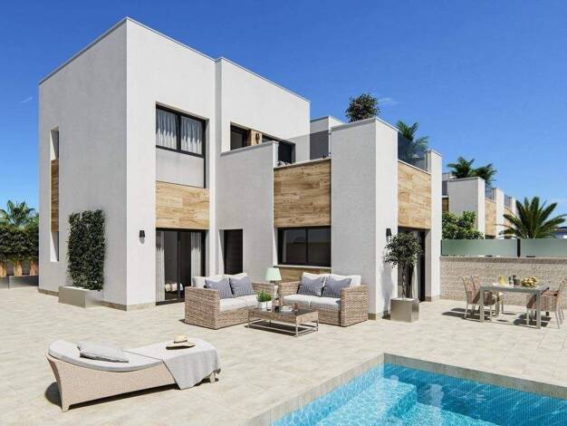 Villa zum Kauf provisionsfrei 395.000 € 4 Zimmer 108 m² 200 m² Grundstück Calle Jose Carreras Alicante 03177