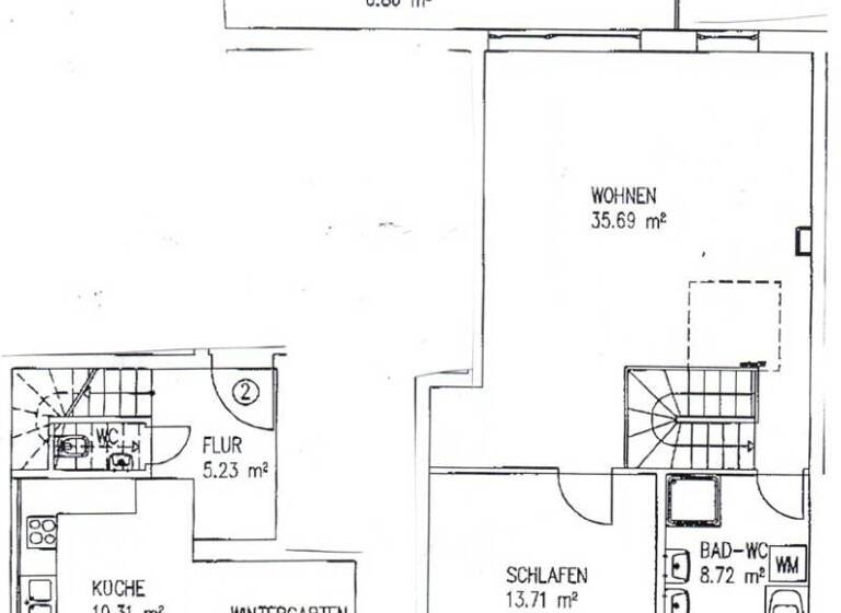 Maisonette zur Miete 645 € Magazinstraße 12-14 Innenstadt Zwickau 08056