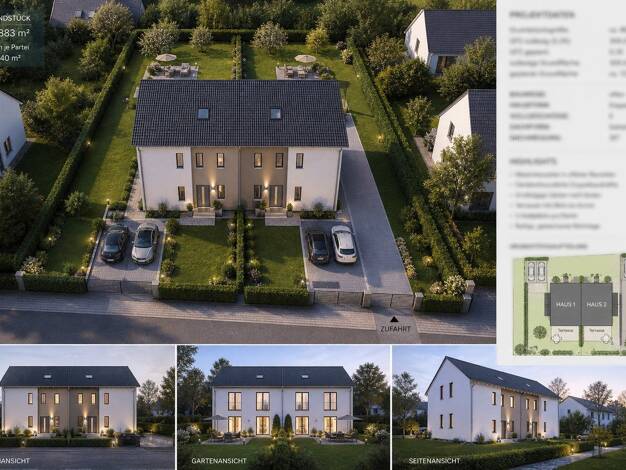 Doppelhaushälfte zum Kauf 1.010.500 € 7 Zimmer 216,4 m² 400 m² Grundstück Gröbenzell 82194