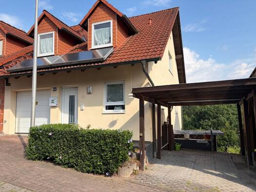 Doppelhaushälfte zum Kauf 349.000 € 4,5 Zimmer 160 m² 355 m² Grundstück frei ab sofort Roßbach Leidersbach 63849