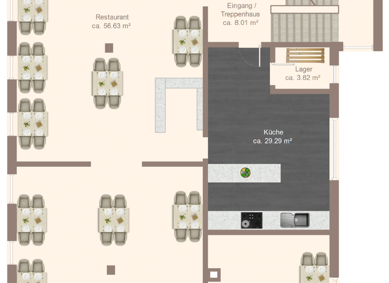 Hotel zum Kauf 2.000.000 € 13 Zimmer 142,9 m² Gastrofläche 1.946 m² Grundstück Hauptstraße 20 Sandhausen 69207