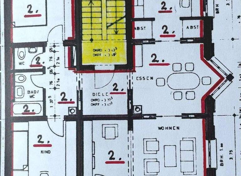 Wohnung zum Kauf 210.000 € 3,5 Zimmer 86 m² Hüfingen 78183