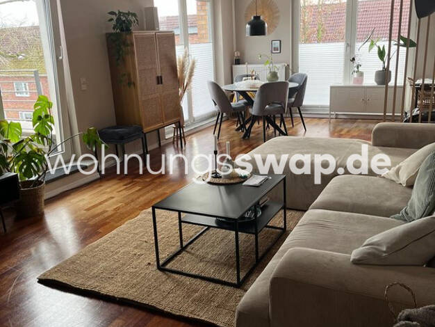 Wohnung zur Miete Tauschwohnung 1.200 € 2 Zimmer 68 m² 4. Geschoss Barmbek-Nord Hamburg 22307