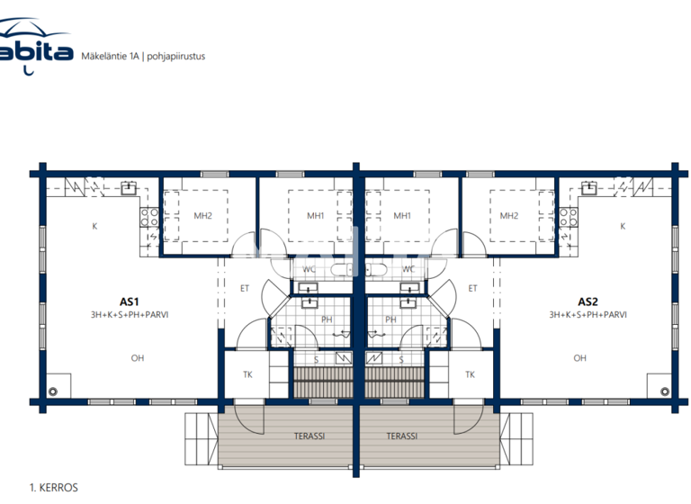 Haus zum Kauf 394.000 € 3 Zimmer 70 m² 1.582 m² Grundstück Mäkeläntie 1 Kolari 95970