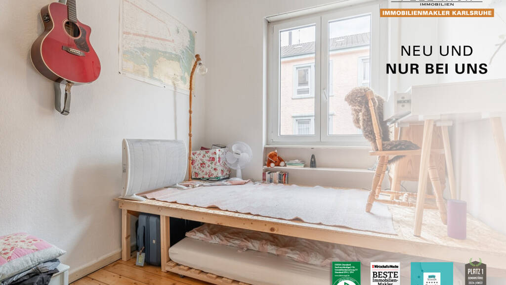 Wohnung zum Kauf 230.000 € 3 Zimmer 69,5 m² 2. Geschoss Südstadt Karlsruhe 76137