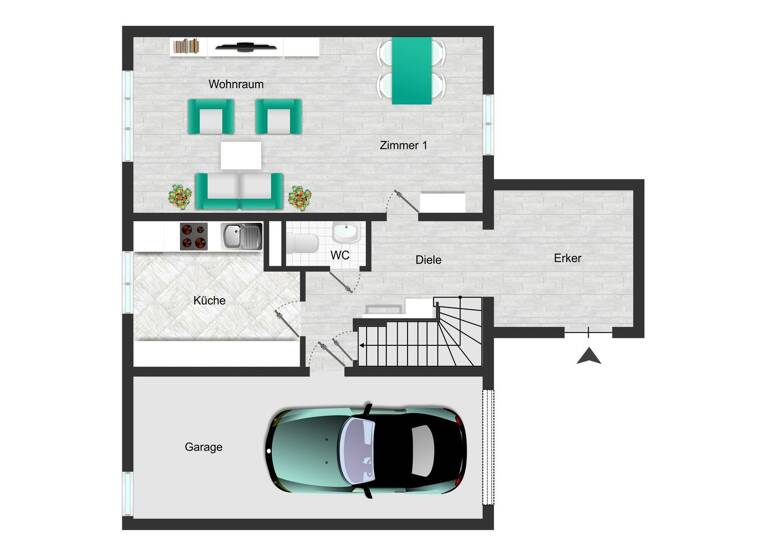 Einfamilienhaus zum Kauf 387.400 € 5 Zimmer 126 m² 300 m² Grundstück Konz 54329