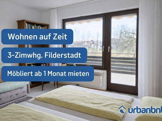 Wohnung zur Miete Wohnen auf Zeit 1.920 € 3 Zimmer 90 m² frei ab 25.01.2026 Rötlenstraße 0 Sielmingen Filderstadt - Sielmingen 70794