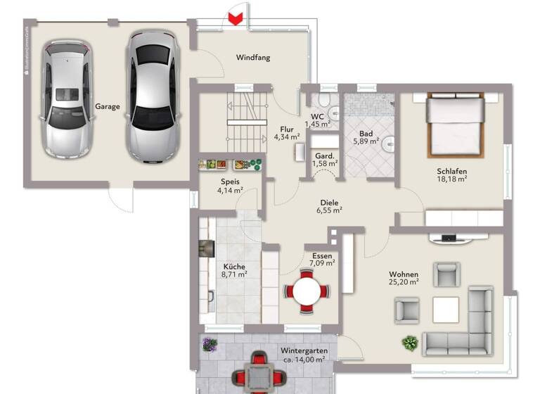 Einfamilienhaus zum Kauf 845.000 € 5 Zimmer 160 m² 772 m² Grundstück Hart Chieming 83339