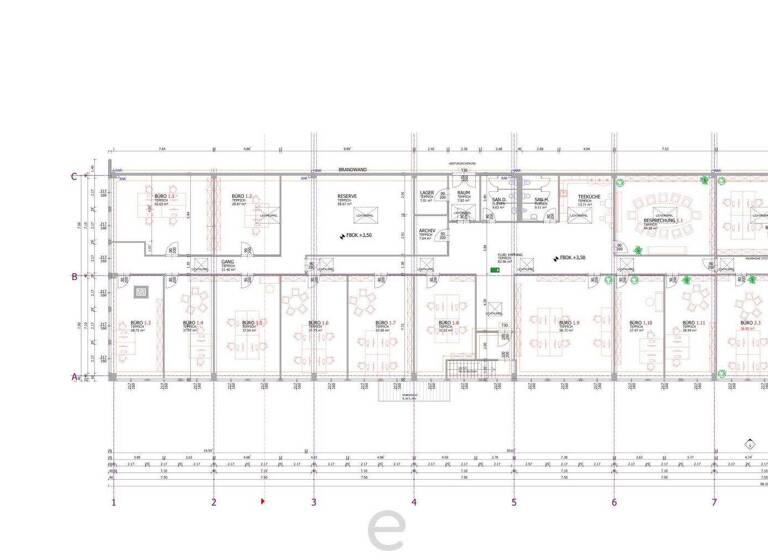 Büro zur Miete 9,50 € 1 Zimmer 17,7 m² Bürofläche Hörsching 4063