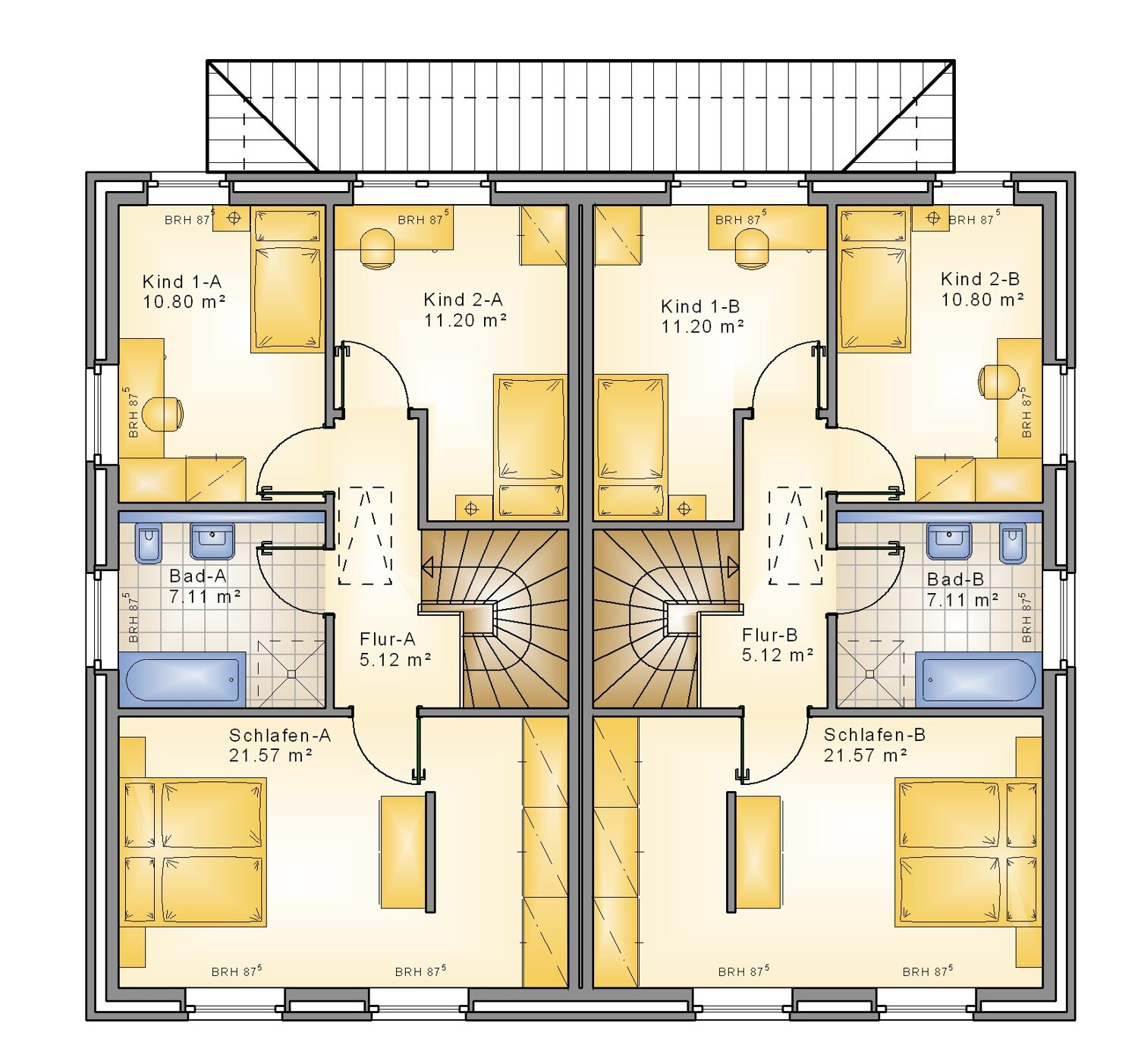 Doppelhaushälfte zum Kauf 335.070 € 4 Zimmer 121 m²<br/>Wohnfläche 378 m²<br/>Grundstück Augustfehn I Apen / Augustfehn 26689