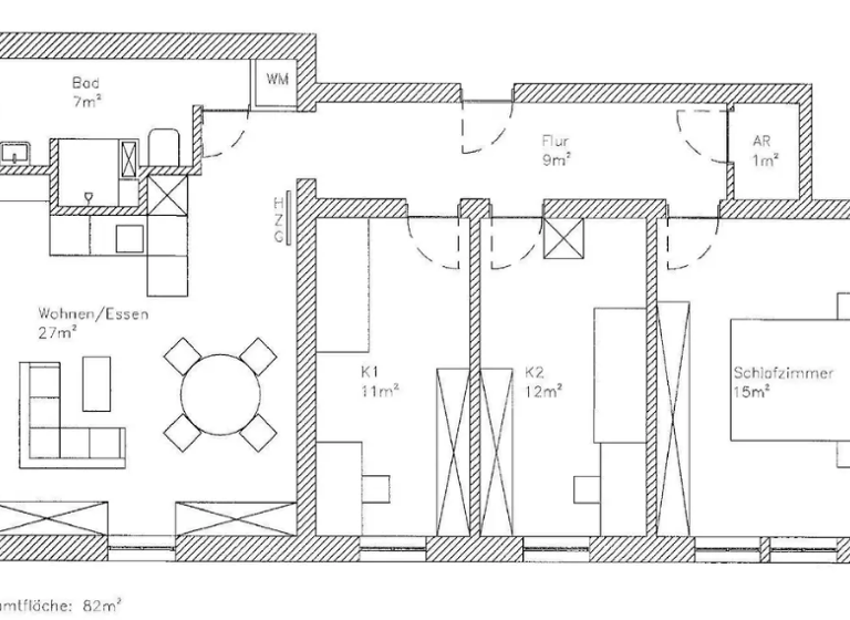 Wohnung zum Kauf 129.500 € 4 Zimmer 82 m² Zentrum Chemnitz 09111