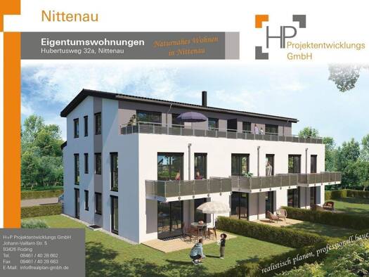 Wohnung zum Kauf - Erstbezug provisionsfrei 339.000 € 3 Zimmer 85 m² 2. Geschoss frei ab sofort Bergham Nittenau 93149