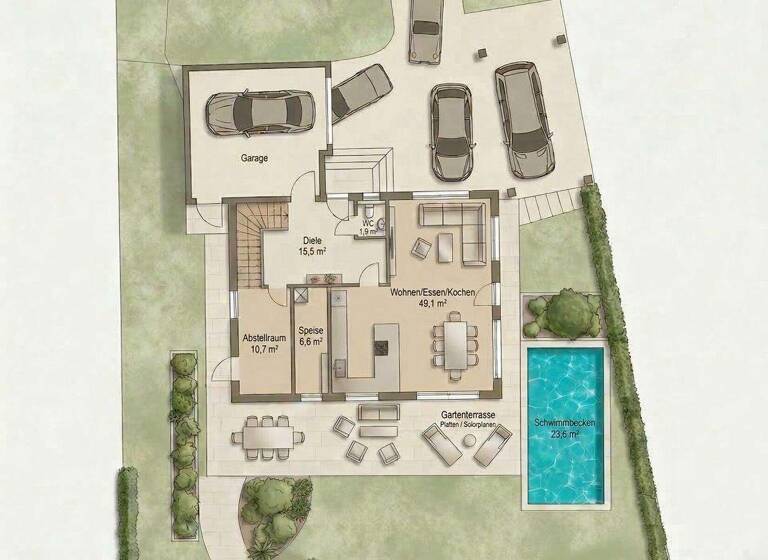 Einfamilienhaus zum Kauf 1.396.000 € 6 Zimmer 177,3 m² 610 m² Grundstück Rinn 6074